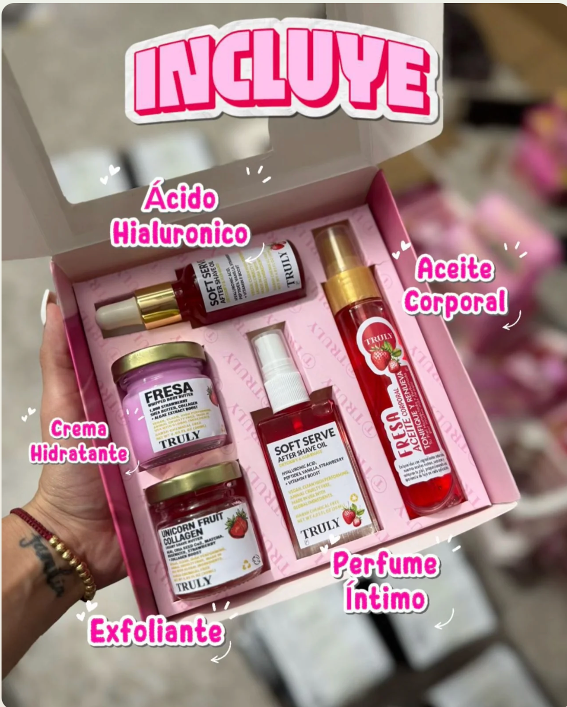 🍓✨ Combo Cuidado Íntimo Truly x5 Piezas – Frescura, Suavidad y Confianza Todos los Días ✨🍓